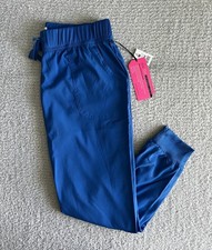 Koi Lite Scrub Pants Women s Medium Petite MP Blue Fierce Jogger Nursing Medical