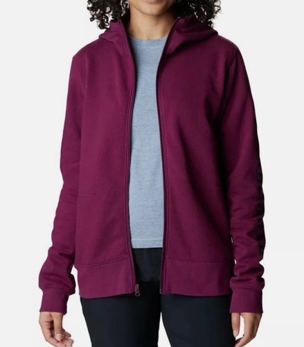 Sudadera con Capucha Columbia Trek Il Gráfica Cremallera Completa Para Mujer Marion Berry Talla L Nueva con Etiquetas - Imagen 3 de 4