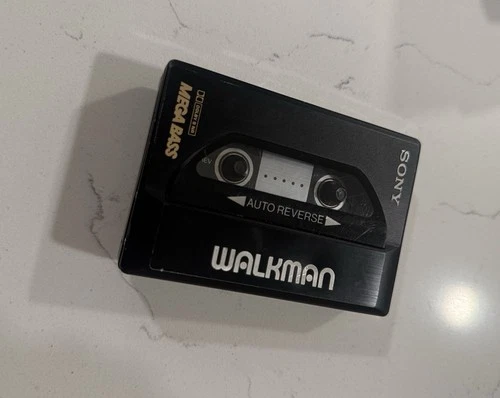 Vintage Sony Walkman Mega Bass WM-A602 B602 Cassette Player Turns On