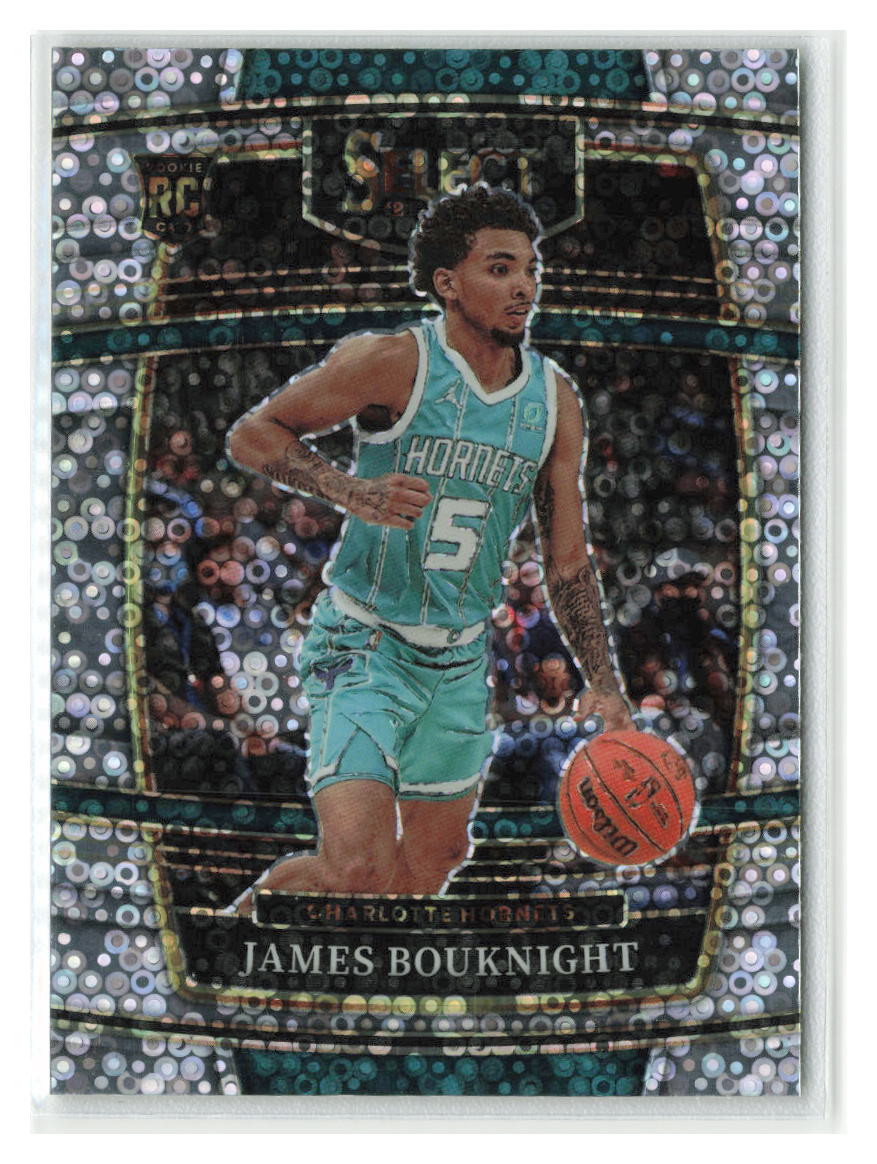 James Bouknight 2021-22 Panini Select Disco RC SSP #37-HORNETS