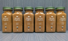 6 Pack of Simply Organic Cumin 2.3 oz Each BB 01/28