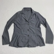 Kerrits Jacket Womens XL Gray Equestrian Hunt Coat Mesh Stretch Lightweight Show