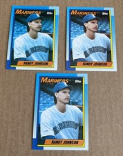3- 1990 Topps - Randy Johnson #431 Mariners