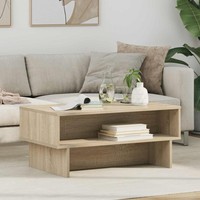 Couchtisch Sonoma-Eiche 80 X 46 X 35 Cm Holzwerkstoff