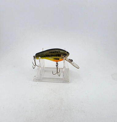Vintage Bagley Balsa Diving B Flat Crankbait Fishing Lure