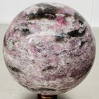 Natural Red Tourmaline Quartz Crystal Stone Sphere Ball Healing 4020G — photo 2