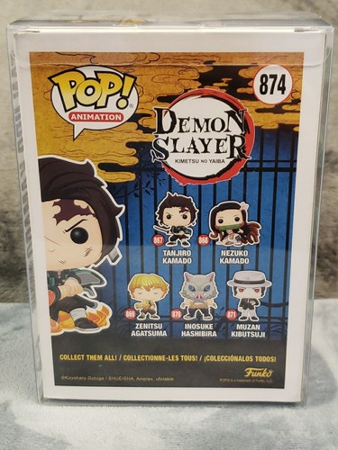 Funko POP Tanjiro Kamado #873 Vinyl Figure Demon Slayer Galactic Toys - Picture 4 of 7
