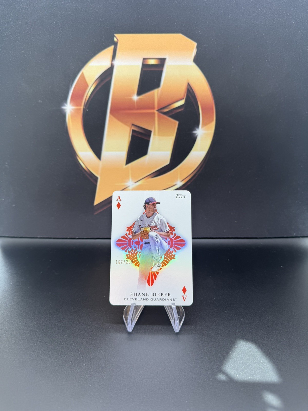 2023 Topps Series 1 Shane Bieber All Aces Black /299 Cleveland Guardians RARE