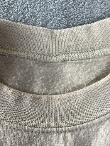 Stussy Crewneck Sweatshirt Mens XL (no tag) Cream Color Long Sleeve - Picture 4 of 13