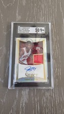 2012 Select Jimmy Butler Silver Prizm RC Jersey Auto #262 PSA 9 /199 RPA