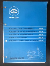 Piaggio Skipper 125 2T - 150 2T prima serie catalogo originale parti di ricambio