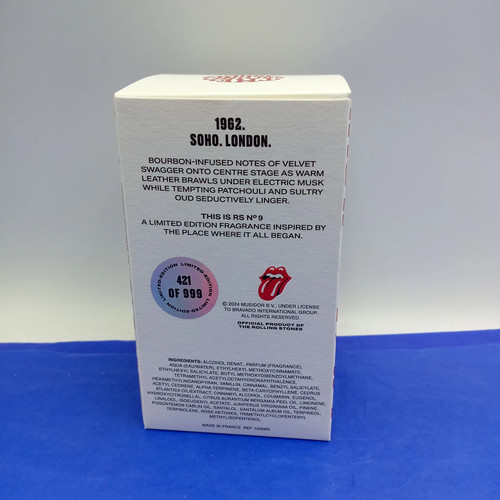 RS No. 9 Eau De Parfum Perfume The Rolling Stones Limited Edition + Gift Bag - Picture 4 of 6