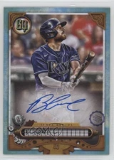 2022 Topps Gypsy Queen Blue 27/99 Brandon Lowe #GQA-BL Auto ni4