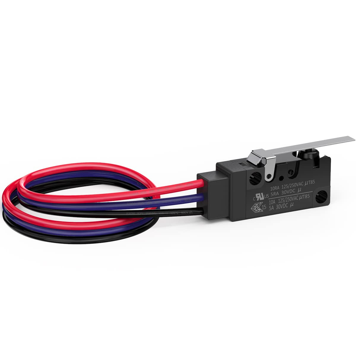 Waterproof Momentary Push Button Micro Limit Switch with Straight Lever Hinge