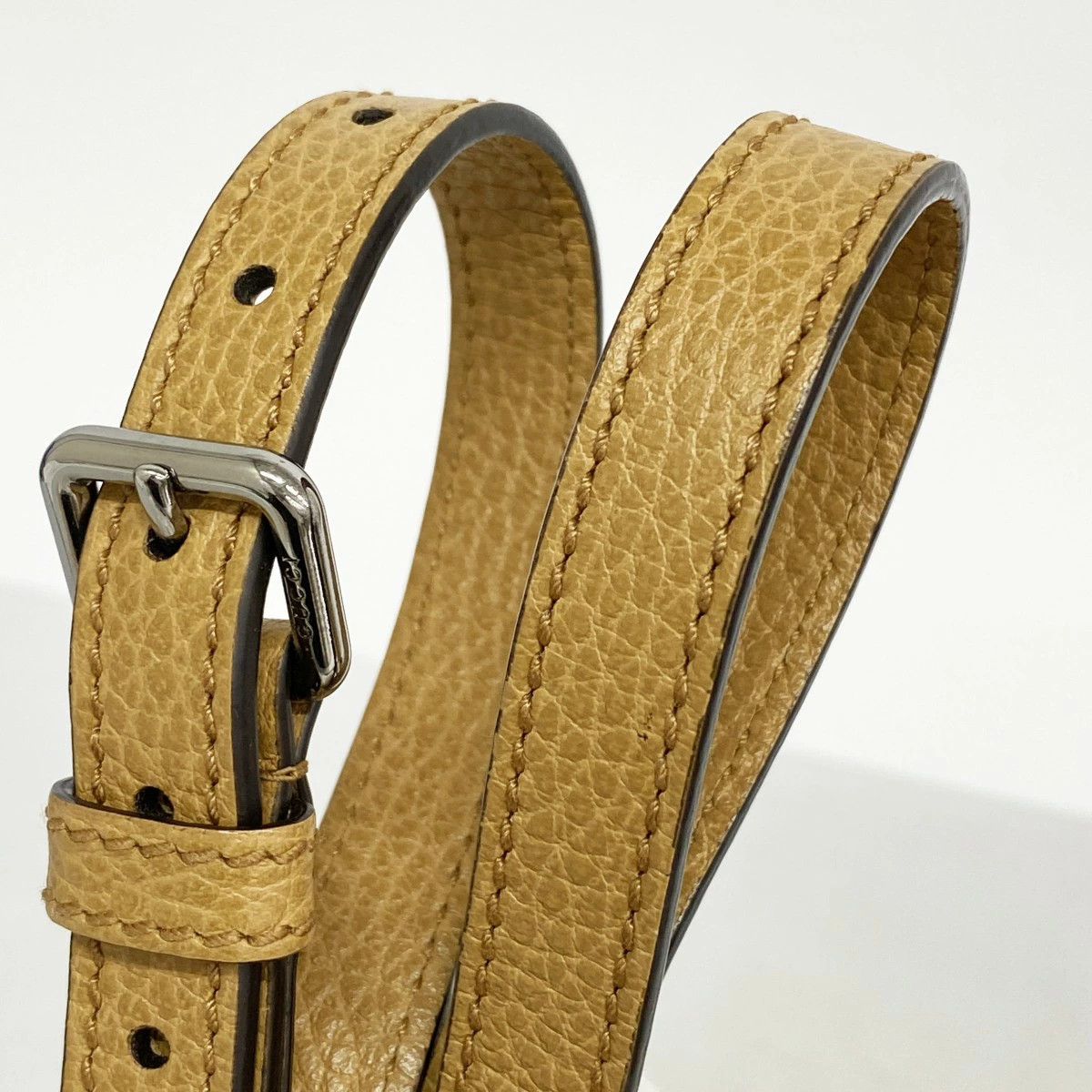 Gucci 2way Leather Handbag Brown Silver Hardware thumbnail 8