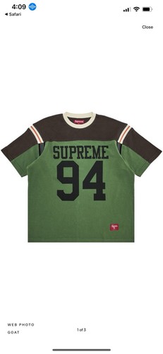 Brand new never worn supreme Split S/S Football Top - Picture 4 of 6