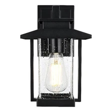 Elegant Lighting Tioga 7" Outdoor Pendant In Black