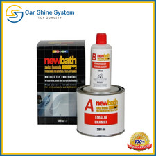 NEW BATH SWISS FORMULA 2K ENAMEL KIT PAINT BATH REPAIR REFURBISHING RESURFACING