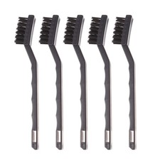 5pcs 7-inch 3 Row Plastic Handle PCB Circuit Board Anti Static Brush Black