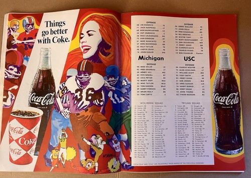 1970 Rose Bowl NCAA Football Official Program 56th Annual Michigan Vs USC 1970 - Bild 12 von 21