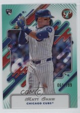 2025 Topps Pristine Aqua Refractor 61/199 Matt Shaw #227 02ti