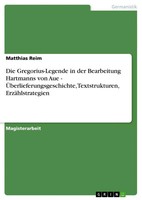 Die Gregorius-Legende In Der Bearbeitung Hartmanns Von Aue -...