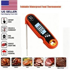 Instant Read Digital Meat Thermometer Fast for Kitchen Food Cooking BBQ Grilling