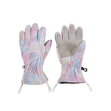 ZipGlove L5575 Kids Tie Dye the Colette Double Zipper Winter Gloves Size M