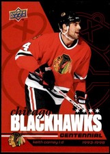 Keith Carney 34 2025-26 Upper Deck Chicago Blackhawks 100th Anniversary Set