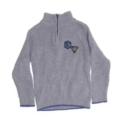 Sergent Major, Strickpullover, Größe: 98, Grau/Blau #JSr