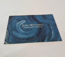 Joni Mitchell RARE Turbulent Indigo Promo Postcard Booklet Book