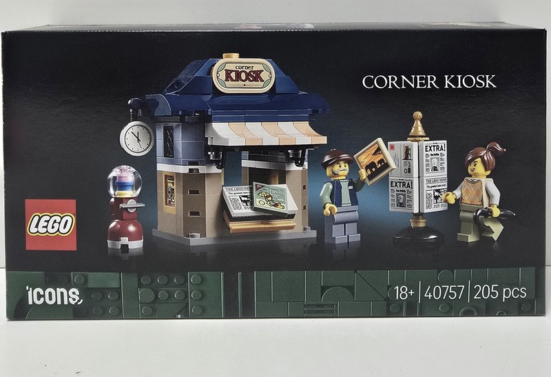 LEGO ICONS (40757): Corner Kiosk Building Set ~ Brand new ~ Free Post
