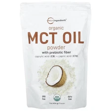 2 X Micro Ingredients, Organic MCT Oil Powder With Prebiotic Fiber, 1 lb (454 g)