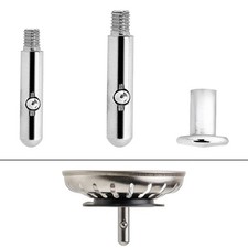 Strainer Basket Spigot Replacement Fits Various Sizes 30mm Deep into Drain