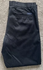 Dockers - D2 Straight Fit Flat Front Black Khaki Pants Mens - Size W34 x L32