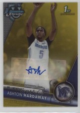 2023-24 Bowman U Chrome Prospect Yellow Refractor 1/75 Ashton Hardaway Auto 1mz7