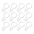 Shower Curtain Hook Metal Hooks for Drapes Holdback Brushed Nickel