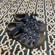 Keen Newport H2 Blue Outdoor Hiking Waterproof Sandal Shoes Unisex Youth Size 12