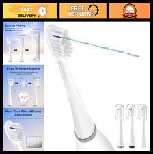 Toothbrush Replacement Heads for Sonic Fusion 2.0, 3-Pack, Compatible, White
