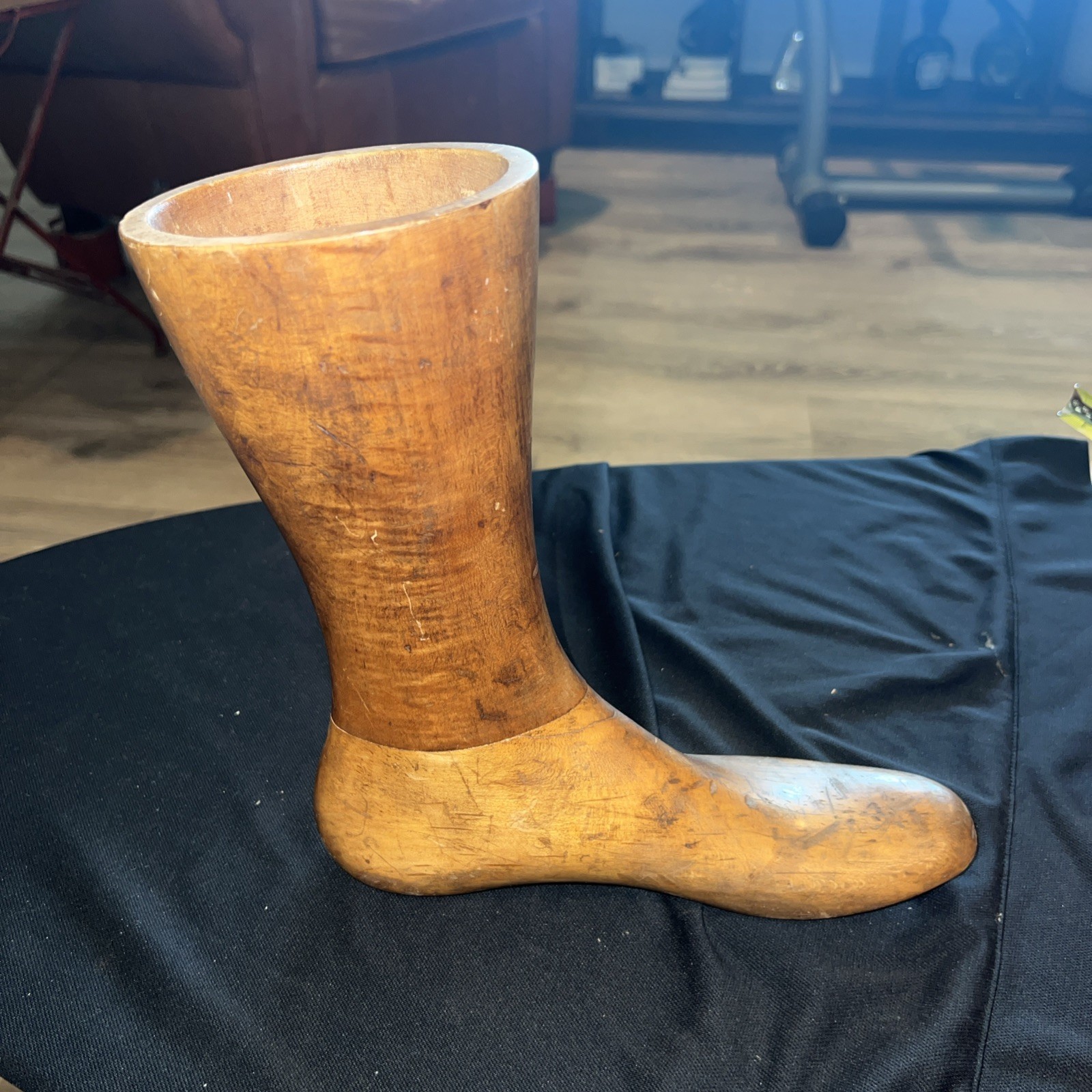 Antique Solid Wood Shoe/Boot  Form - image 4