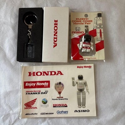 HONDA ASIMO key chain, sticker Enjoy Honda
