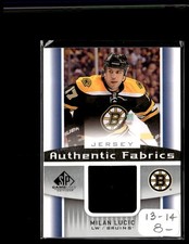 2013-14 SP Game Used Authentic Fabrics Milan Lucic Boston Bruins #AF-LU