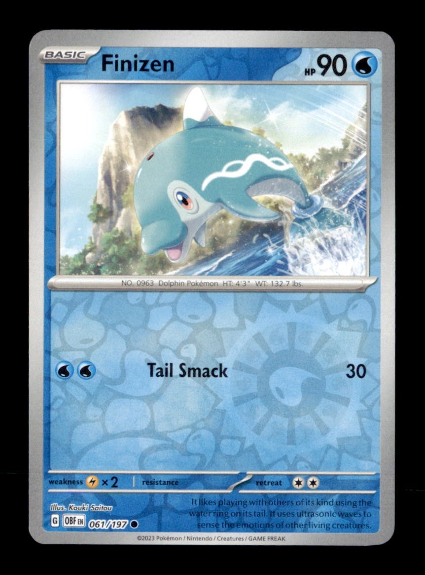 SV03: Obsidian Flames Pokémon TCG Finizen Common Reverse Holo