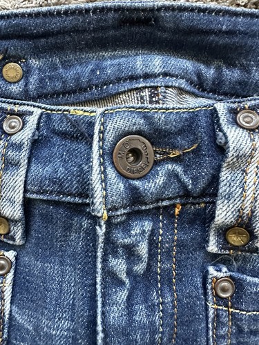 Vintage Diesel Keate Denim Straight Fit Jeans Damen Größe W24 L32 - Bild 4 von 16