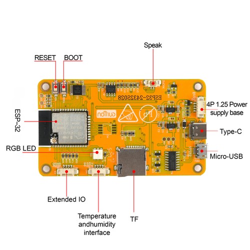 2.8 ESP32 Cheap Yellow Display ESP32-2432S028R CYD Board ILI9341 Touchscreen LCD - Picture 4 of 4