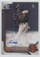 2022 Bowman Chrome Prospect Alexander Suarez #CPA-ASR Auto 12g7