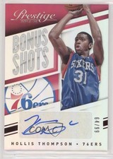 2014 Panini Prestige Bonus Shots Red Premium 64/99 Hollis Thompson #81 Auto 0c2