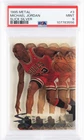 1995 METAL SLICK SILVER #3 MICHAEL JORDAN PSA 9