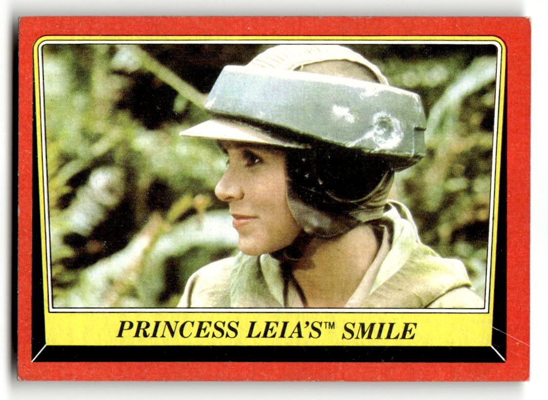 1983 Topps Star Wars: Return of the Jedi #73 Princess Leia's Smile