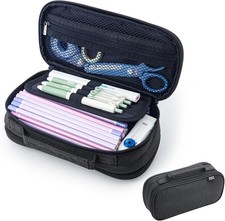 M G Big Capacity Pencil Case, Large Capacity Pencil Pouch Multi-Slot Pencil Case